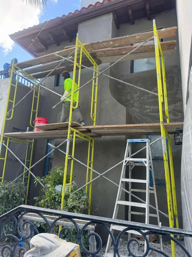 Scaffold Painting Work
